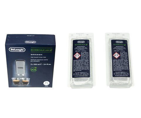 Засіб DeLonghi ECODECALK mini DLSC200 для видалення накипу з кавомашин (2x 100 мл) - AS00006368 K4-0315