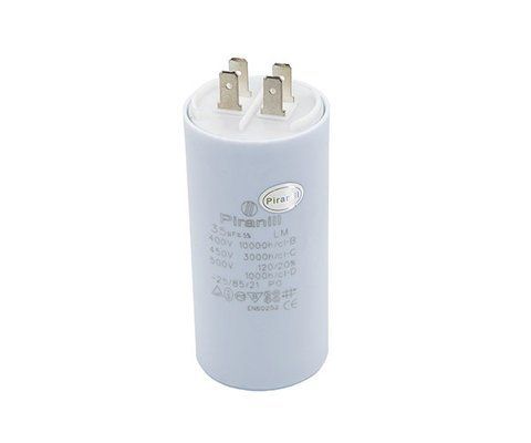 Конденсатор CBB60 35 мкФ 450V, з клемами (Piranil) H1-0018