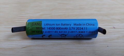 Акумулятор 14500 Li-ion 800mAh 3.7V 2643622409