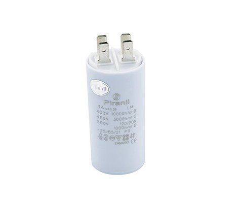 Конденсатор CBB60 14 мкФ 450V, з клемами (Piranil) H1-0011