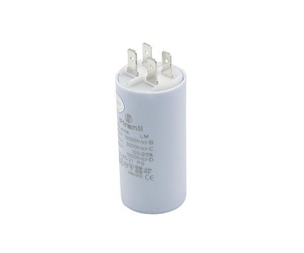 Конденсатор CBB60 16 мкФ 450V, з клемами (Piranil) H1-0012