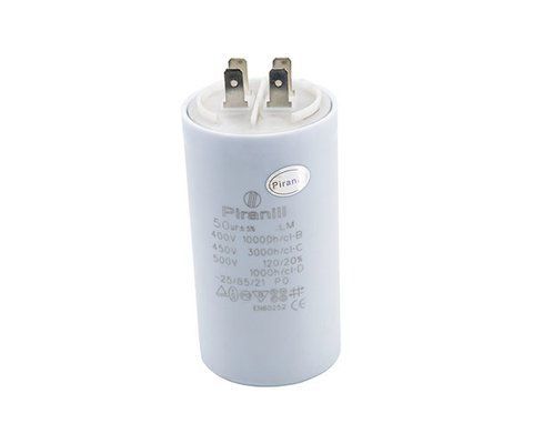 Конденсатор CBB60 50 мкФ 450V, з клемами (Piranil) H1-0021